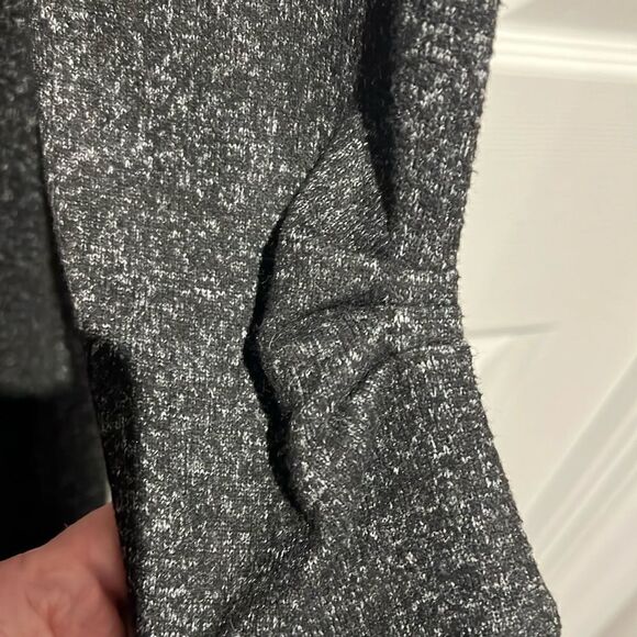 Cabi Black/Grey Long Sleeve Shift Dress Size S (Fits Oversized,See Measurements) - Picture 5 of 11